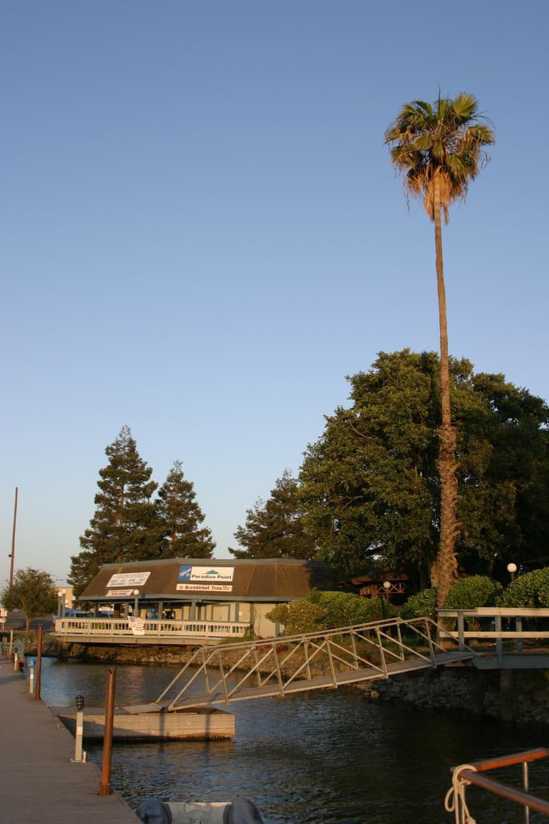 Stock up at the Paradise Point Marina before setting out