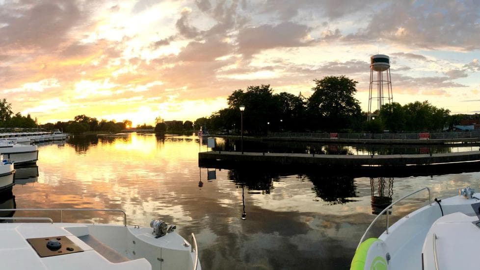 Sunset on the Trent-Severn