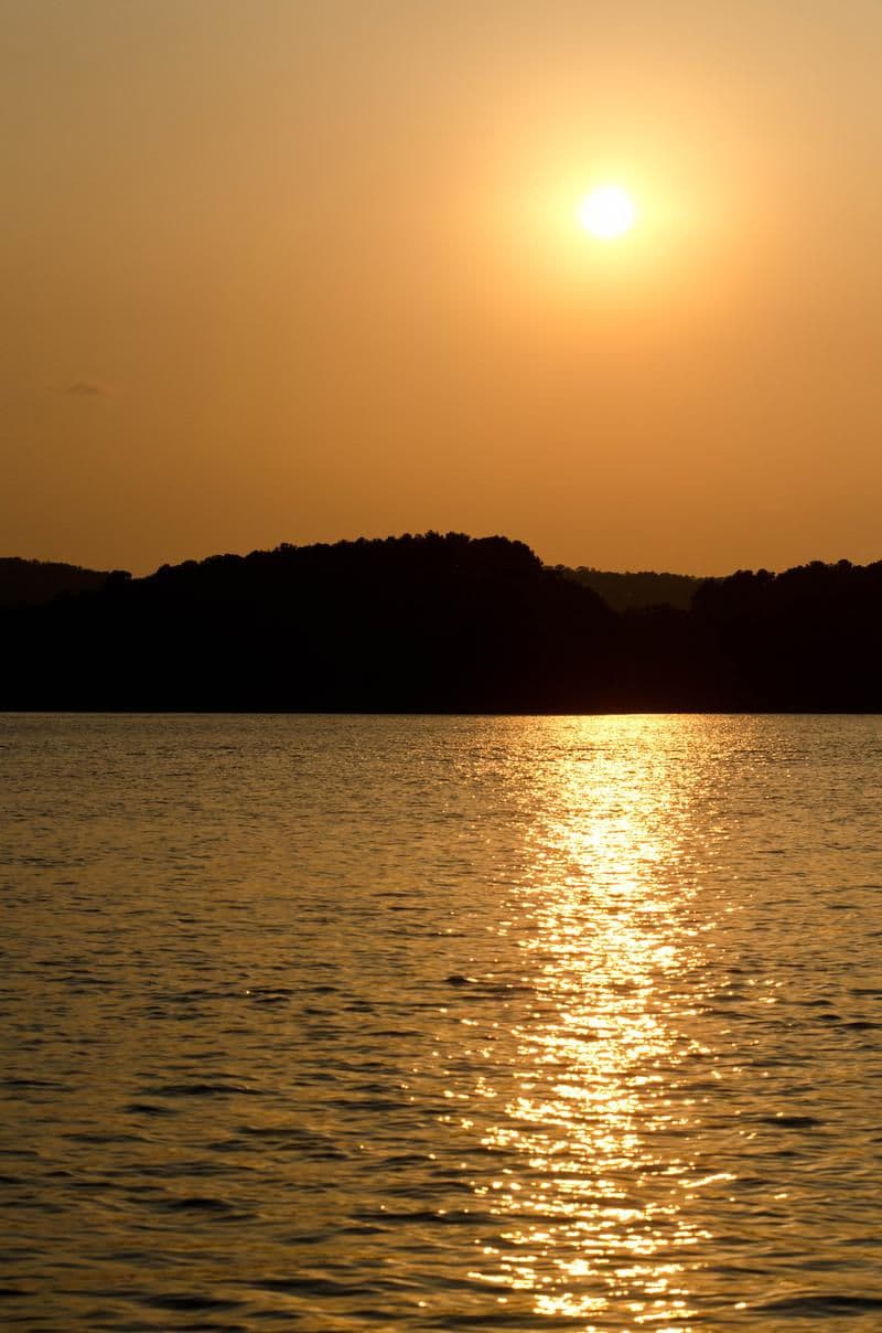 Golden sunsets at Lake Ouachita