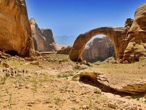 Hiking at Lake Powell