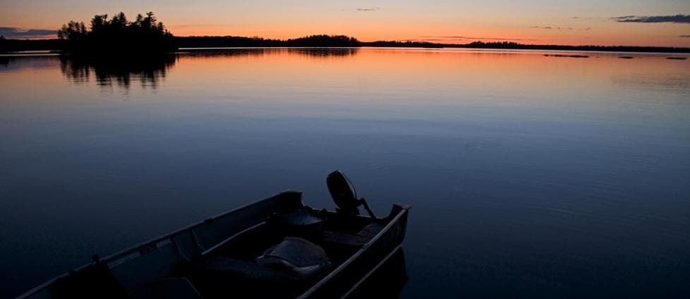 Sunset on Rainy Lake