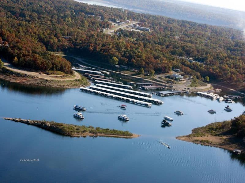 Bull Shoals Lake Boat dock, the home base Photos