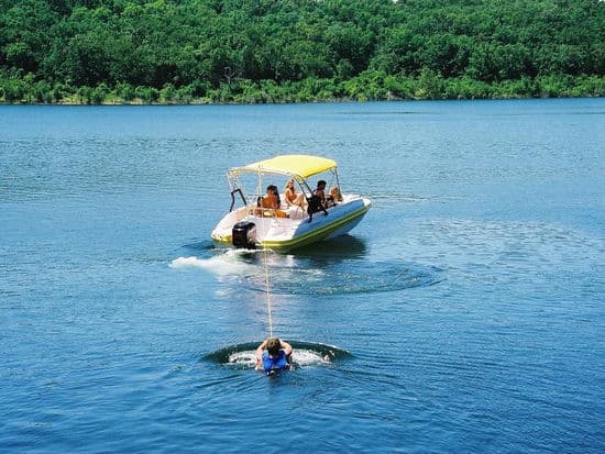 Take a speedboat out for some wake boarding fun