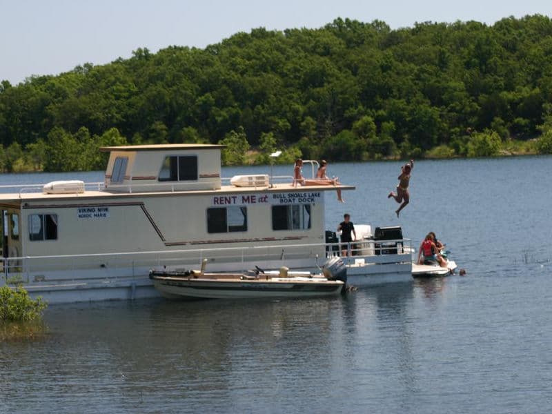 Leap from the sun deck into the cool waters Photos