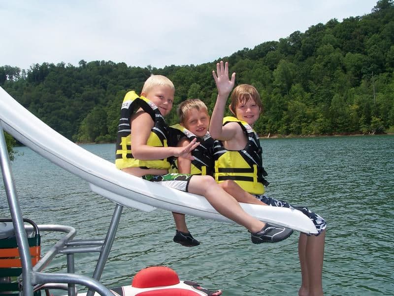 A slide off of the top deck leading to cool waters will not disappoint Photos