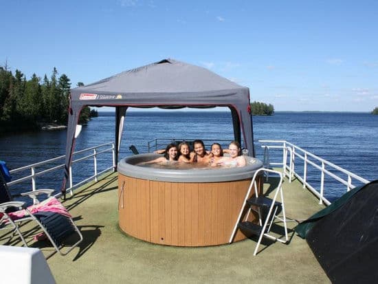 Gold Rush Jacuzzi Houseboat