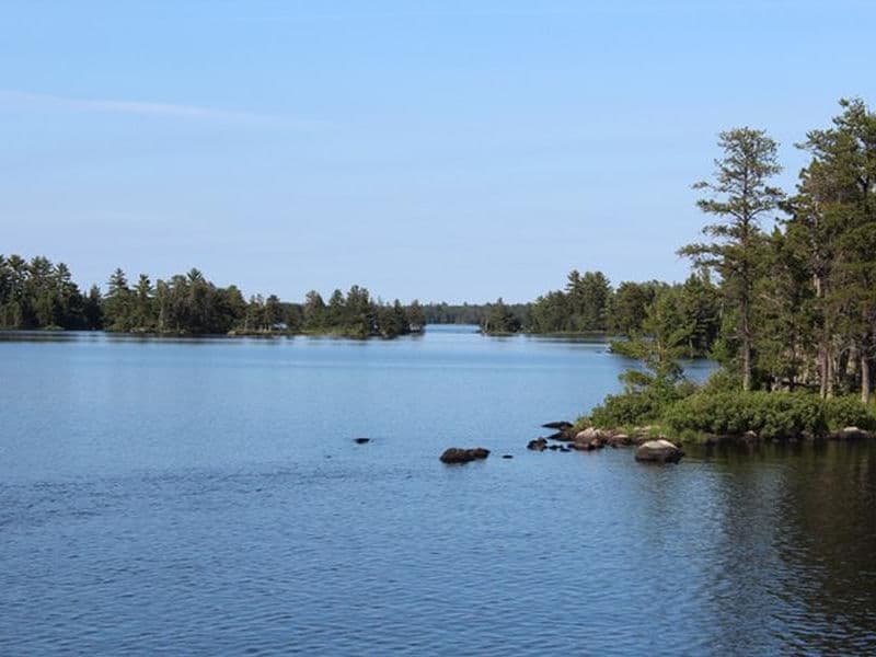 The forest that surrounds the lake makes for great hiking Photos