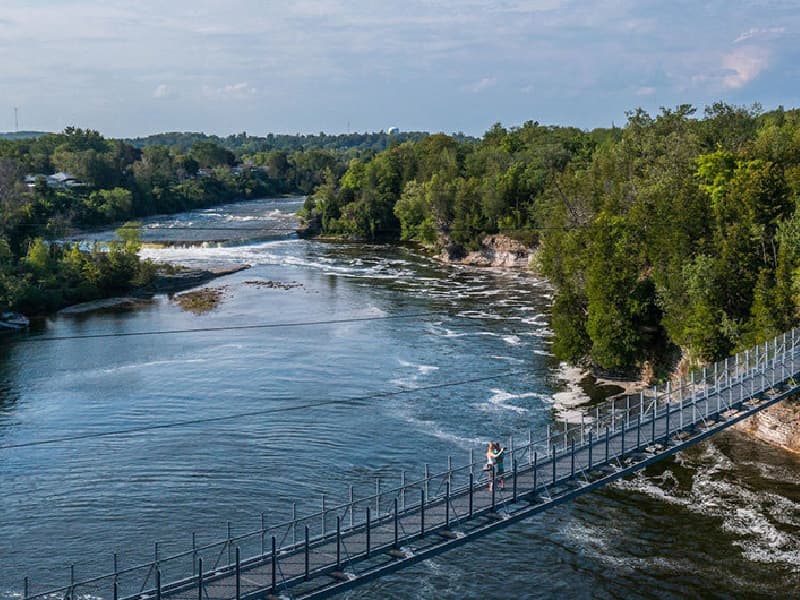 Ranney-Gorge Suspension Bridge Photos