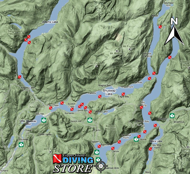 Shuswap Dive Map(1) 